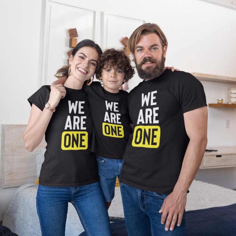 We are One Matching Family T-Shirts