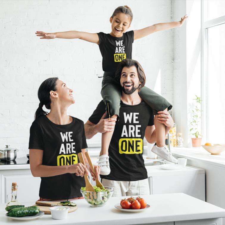 We are One Matching Family T-Shirts