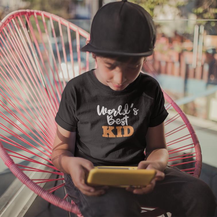 Worlds Best kid Printed T-Shirt