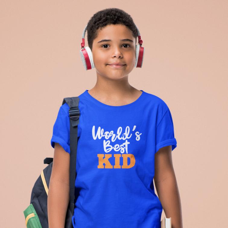 Worlds Best kid Printed T-Shirt