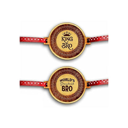Theyayacafe Bracelet Family Rakhi For Men (brown)