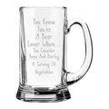 Beer Lover Personalised Engraved Beer Mug