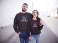 My Prince My Princess Couple Sweatshirts, Personalised Set