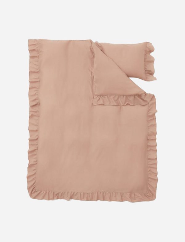 Flounced Duvet Cover Set