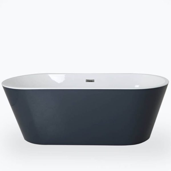 Stone Grey Oval Bath