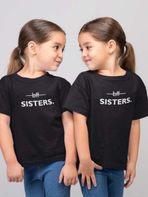 BFF Sisters Printed T-Shirt