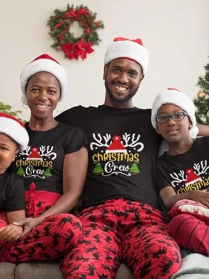 Christmas Crew Matching Family T-shirts