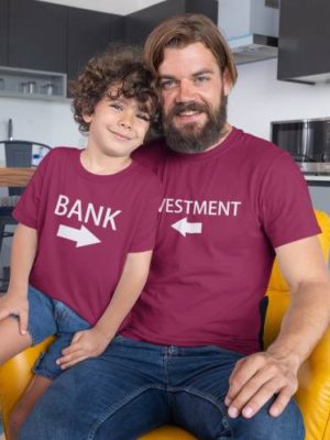 Investment & Bank Matching Family T-shirts