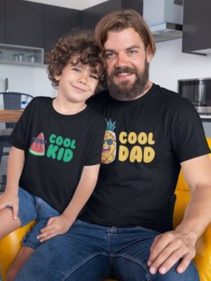 Cool Dad & Kid Matching Family t-shirts