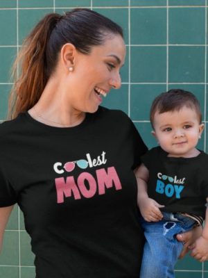 Coolest Dad Mom Children Family T-shirt