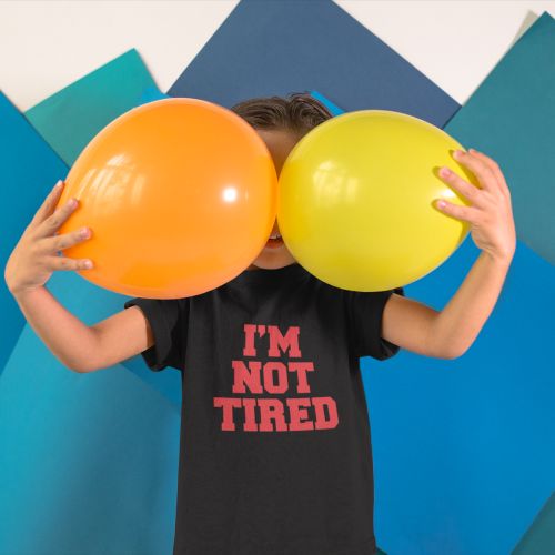 I'M So Tired Mom and Kid T-shirts