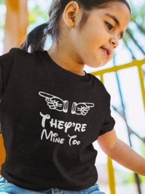 He is Mine, She is Mine, They are Mine Matching Family T-Shirts