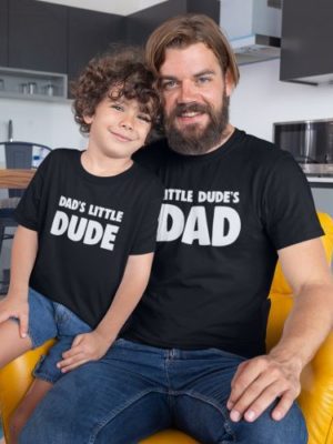 Little Dude & Dad Matching Family T-shirts