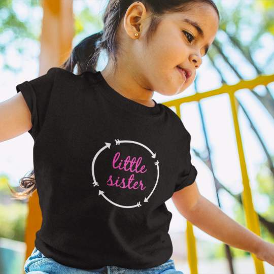 Little Sister Printed Cotton T-Shirt