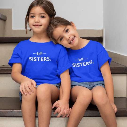 BFF Sisters Printed T-Shirt