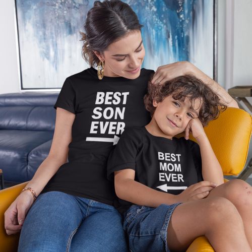 Best Dad Son Ever Matching Family T-Shirts