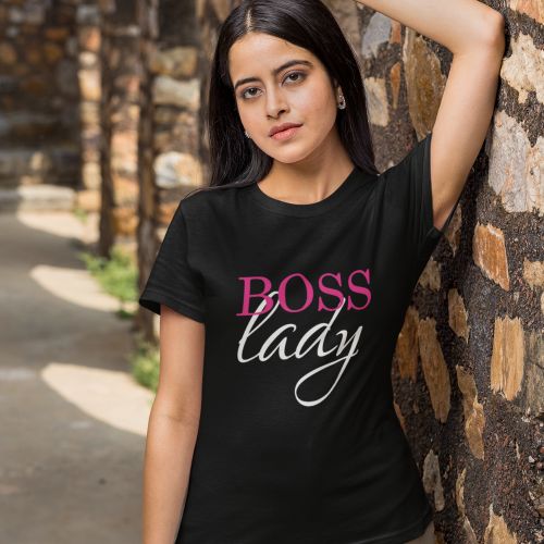 Boss Lady Mini Boss Mom and Daughter Family T-Shirts