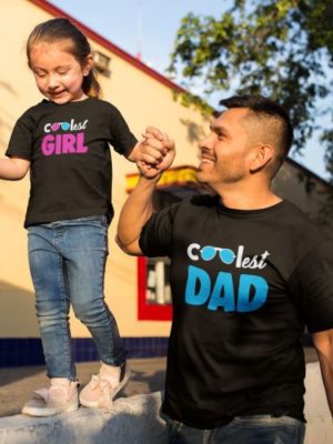 Coolest Dad & Daughter Matching Family T-shirts