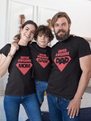 Super Awesome Family Matching Family T-shirts