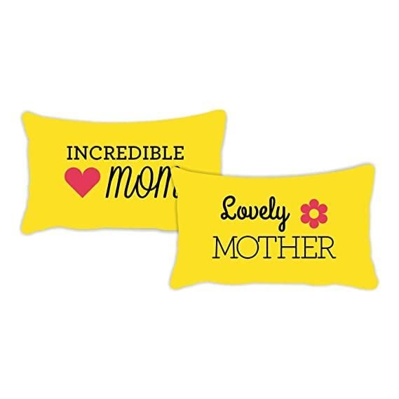 Personalised Gift for Mom King Size Double Bedsheet with 2 Pillow Covers