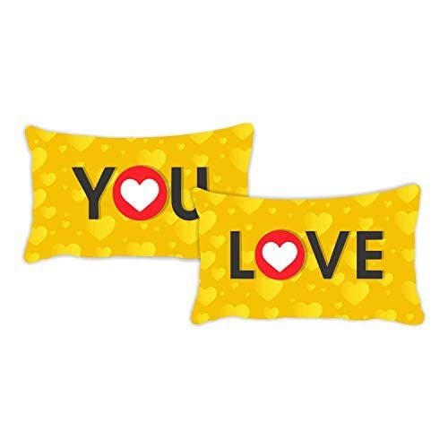 Tyyc s Day I Love You Gifts, Love You Romantic Couple Bedsheet With 2 Pillow Covers - Beige