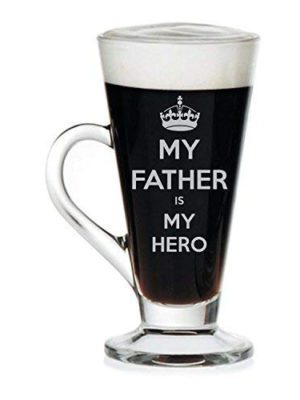 My Father My Hero Engraved Tea Cup