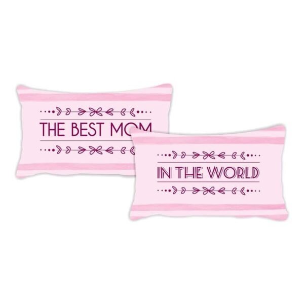 Personalised Gift for Mom King Size Double Bedsheet with 2 Pillow Covers