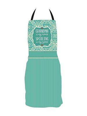 Birthday Gifts for Mom Apron Grandma is My Name Spoiling is My Game