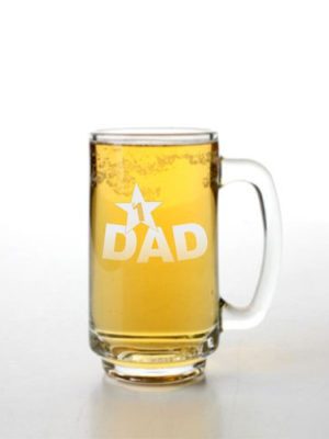 No.1 Dad Playboy   Engraved Beer Mug