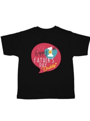Happy First  Dad Printed Kids Cotton T-Shirt
