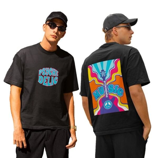 Drop Shoulder Printed T-Shirts for Men | Oversized T-Shirts for Men