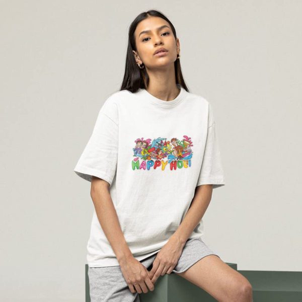 Drop Shoulder Holi T-Shirts for Women | Oversized T-Shirts for Women