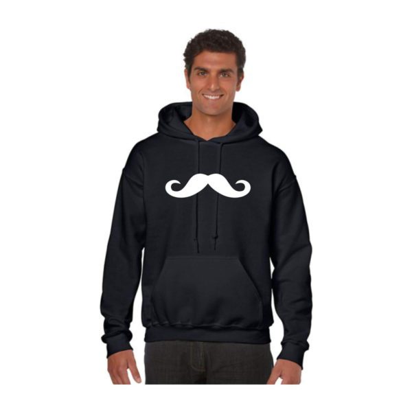 Moustache Matching Family Hoodies Set