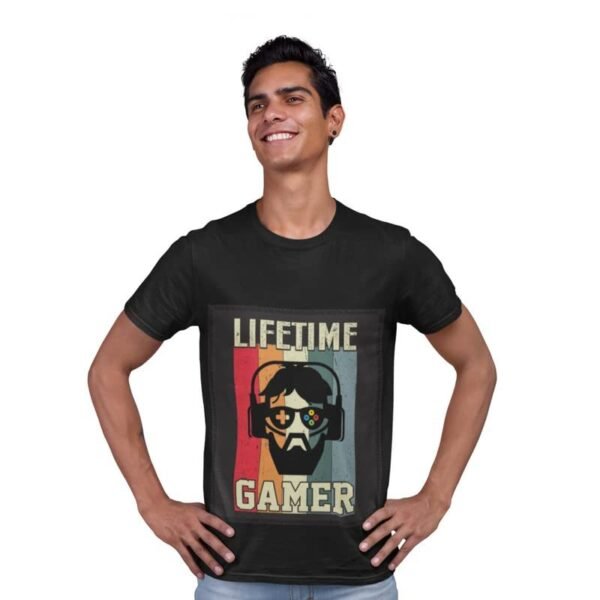 Patch T-Shirts for Men | Round Neck Regular Fit Printed Patch T-Shirts for Men