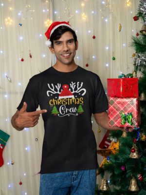 Christmas Crew Printed T-shirts For Men