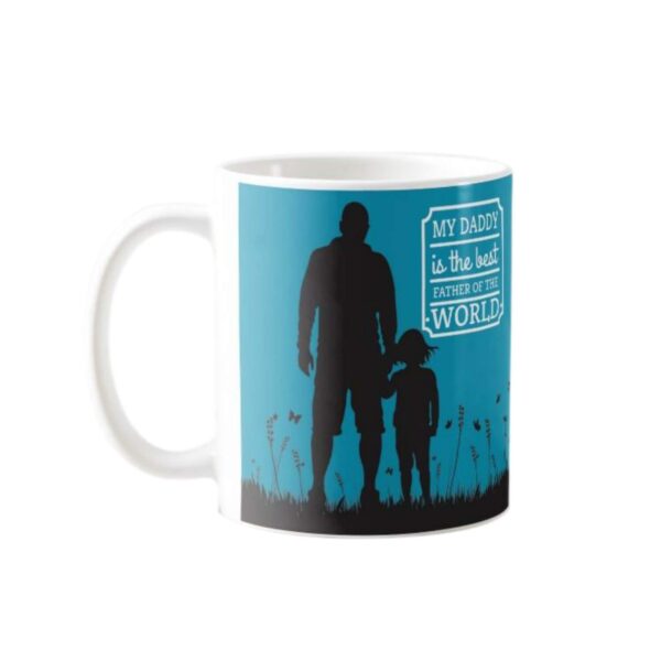 Dad My Dad is The Best Father of The World Gift Combo Hamper Set of 4 - Mug, Coaster,
