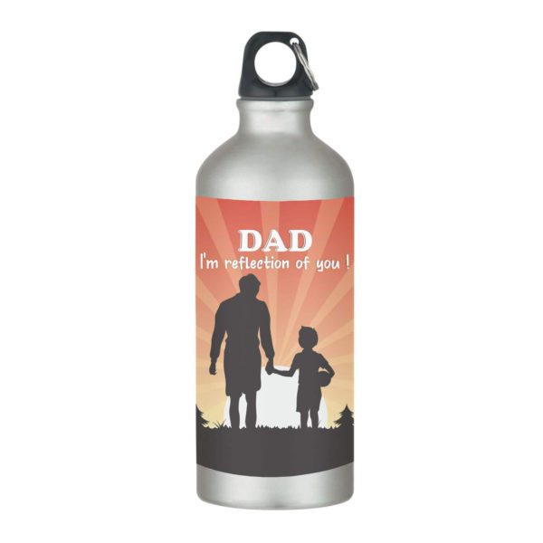 Behind Every Great Daughter is a Truly Amazing Dad Stainless Steel Sipper Water Bottle