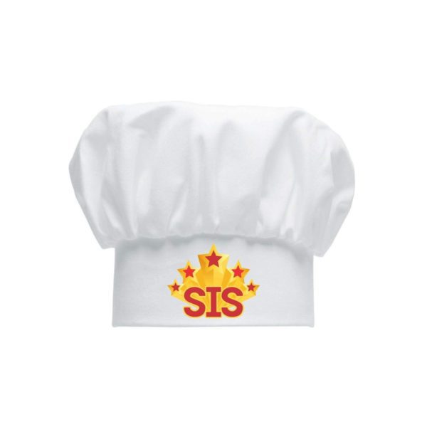 5 Star Sis Gift Hamper Set of 6 - Apron, Chef Hat, Mug, Cushion Cover, Mousepad, Coaster