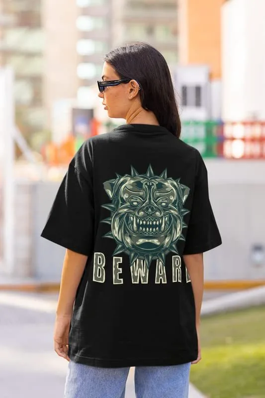 Drop Shoulder Printed T-Shirts for Women | Oversized T-Shirts for Women