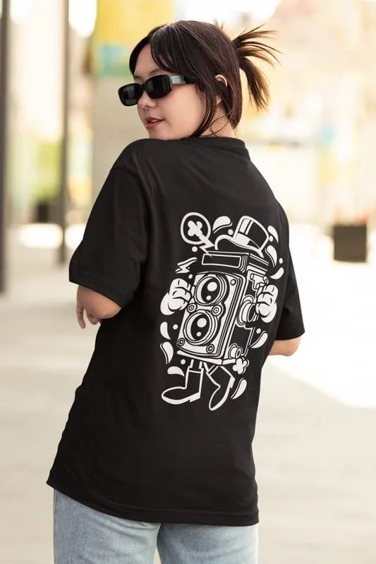 Drop Shoulder Printed T-Shirts for Women | Oversized T-Shirts for Women