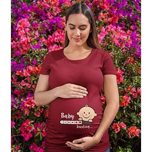 baby loading maternity tshirt