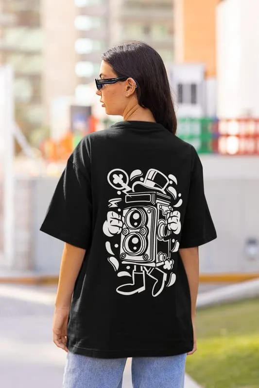 Drop Shoulder Printed T-Shirts for Women | Oversized T-Shirts for Women