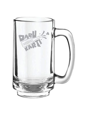 Daaru Badnam Kardi Hindi Engraved Beer Mug