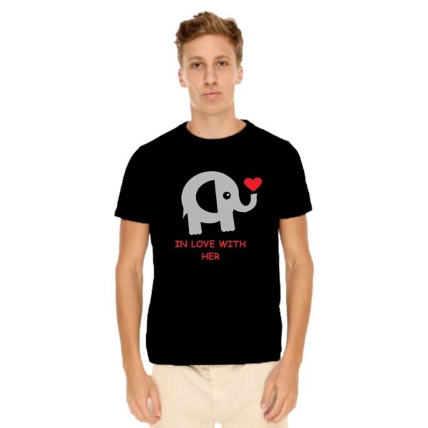 Couple T Shirts Cute in Love with You  Husband