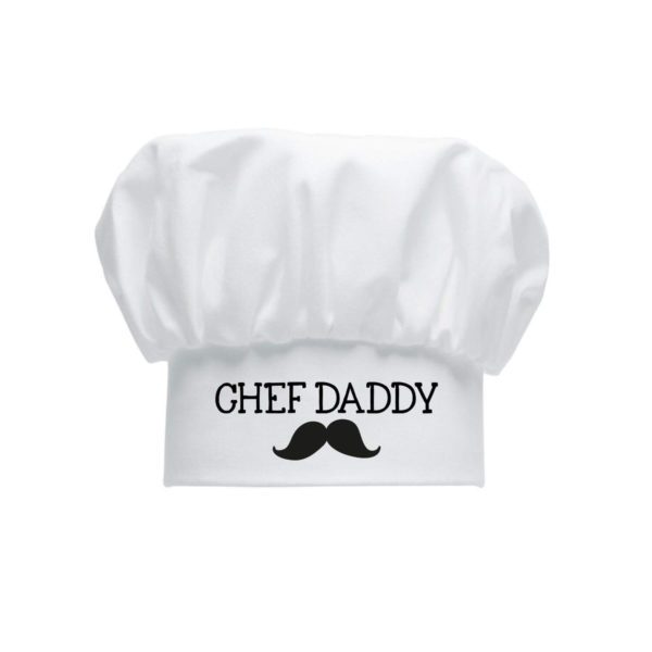 Chef Daddy Dad and Kids Kitchen Chef Apron Set of 2