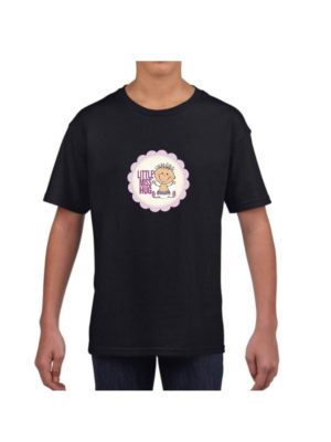 Printed Cotton T-Shirt for Kids Girl Cute Little Miss Hug