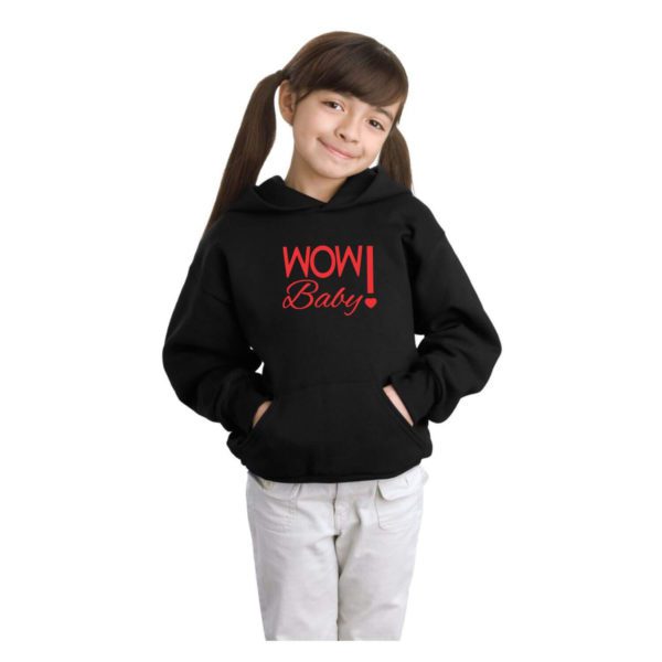 Wow Mom & Wow Baby Family Hoodies Set