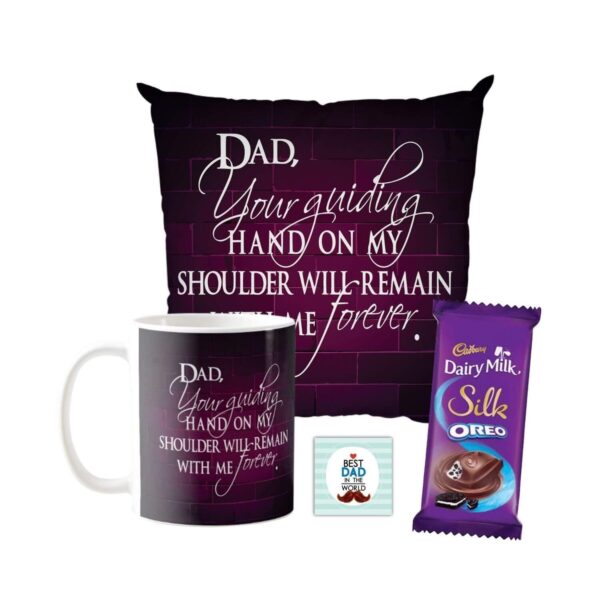Dad You are Guiding Hand On My Shoulder Hamper