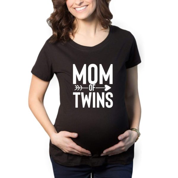 Maternity T-Shirts - Unique Designs Mom Of Twins