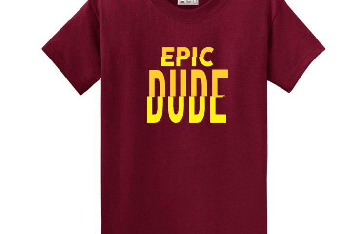 Epic Dude printed tshirt